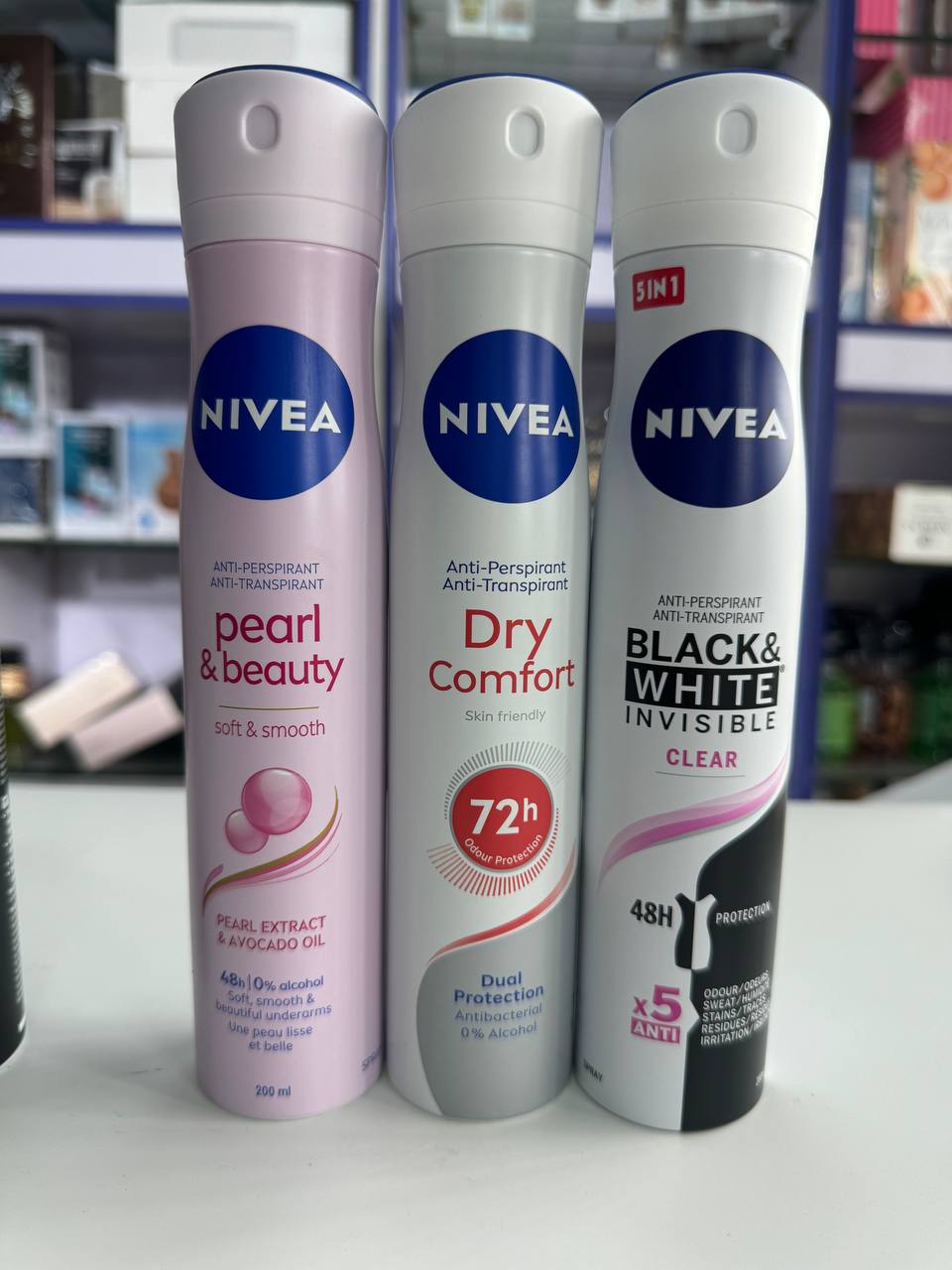 Nivea Antiperspirant Sprays 250ml (3 pieces) - Main Image